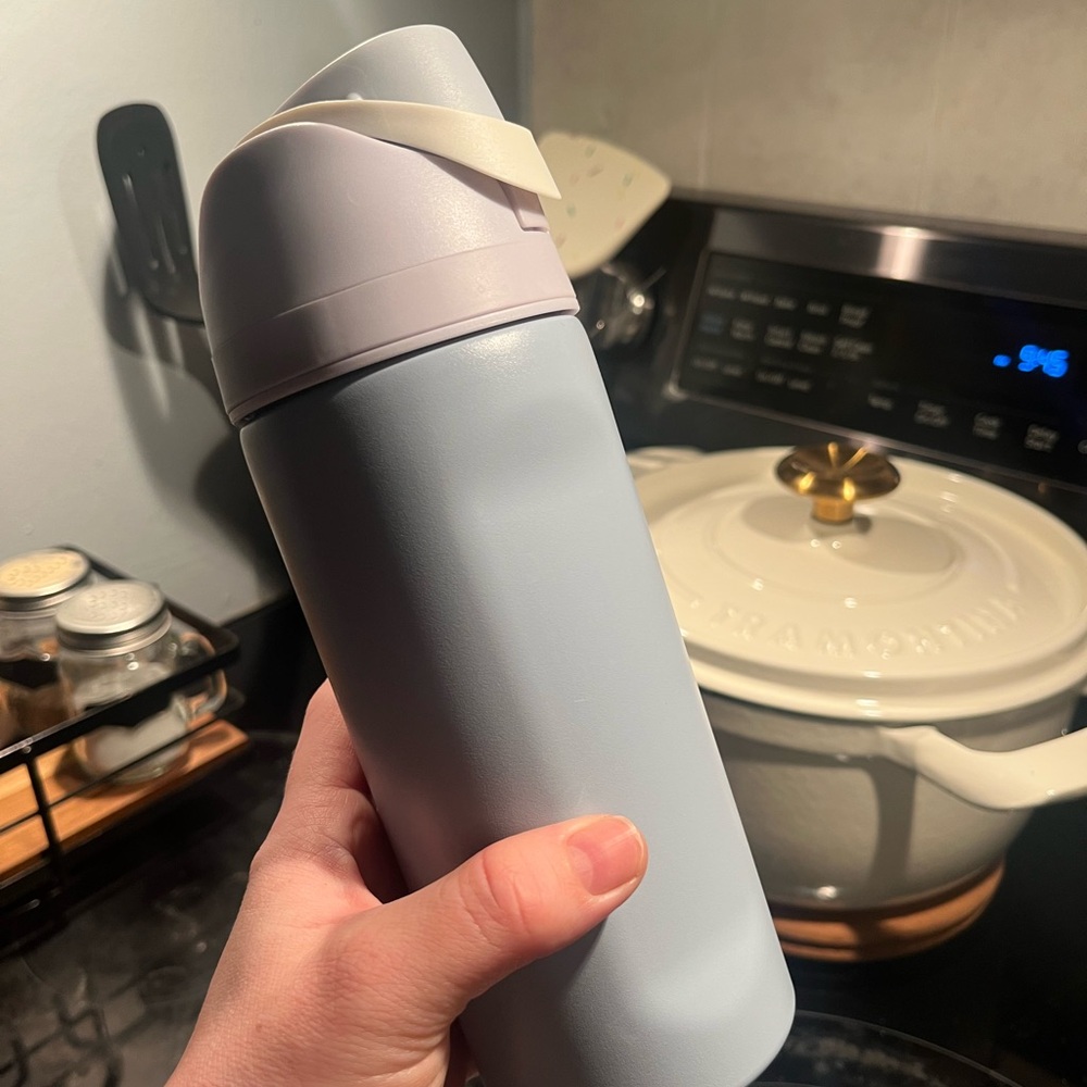 Light Blue Owala Water Bottle